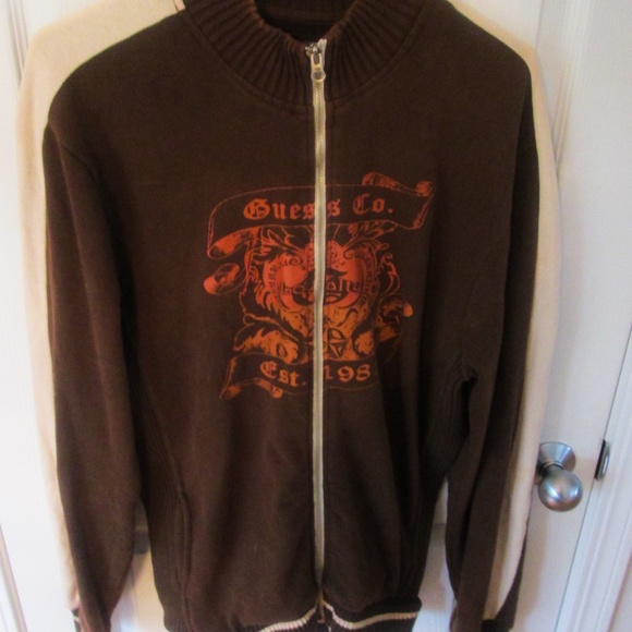 Vintage Men's Guess Varsity Jacket - Picture 1 of 8